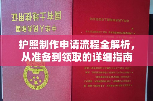 集安护照制作申请流程全解析，从准备到领取的详细指南