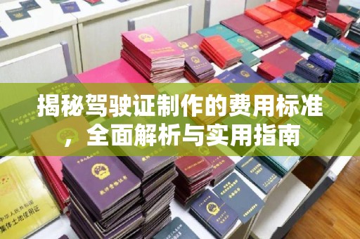 集安揭秘驾驶证制作的费用标准，全面解析与实用指南
