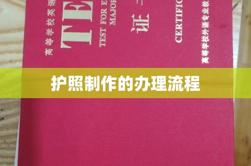 集安护照制作的办理流程