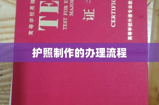 集安护照制作的办理流程